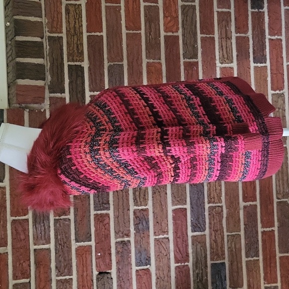 Nic+Zoe Chunky Snap Cardigan Faux Fur Collar Size Large - Picture 3 of 9